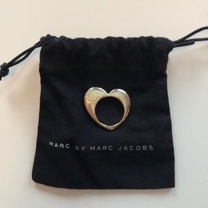 Marc by Marc Jacobs Gold Heart Ring